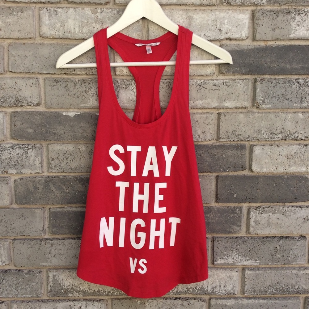 Victoria Secret Red Tank Top Racerback - Picture 2 of 8